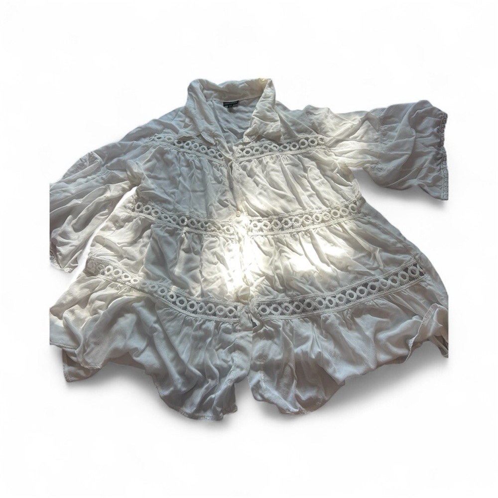 Coco + Carmen White Blouse